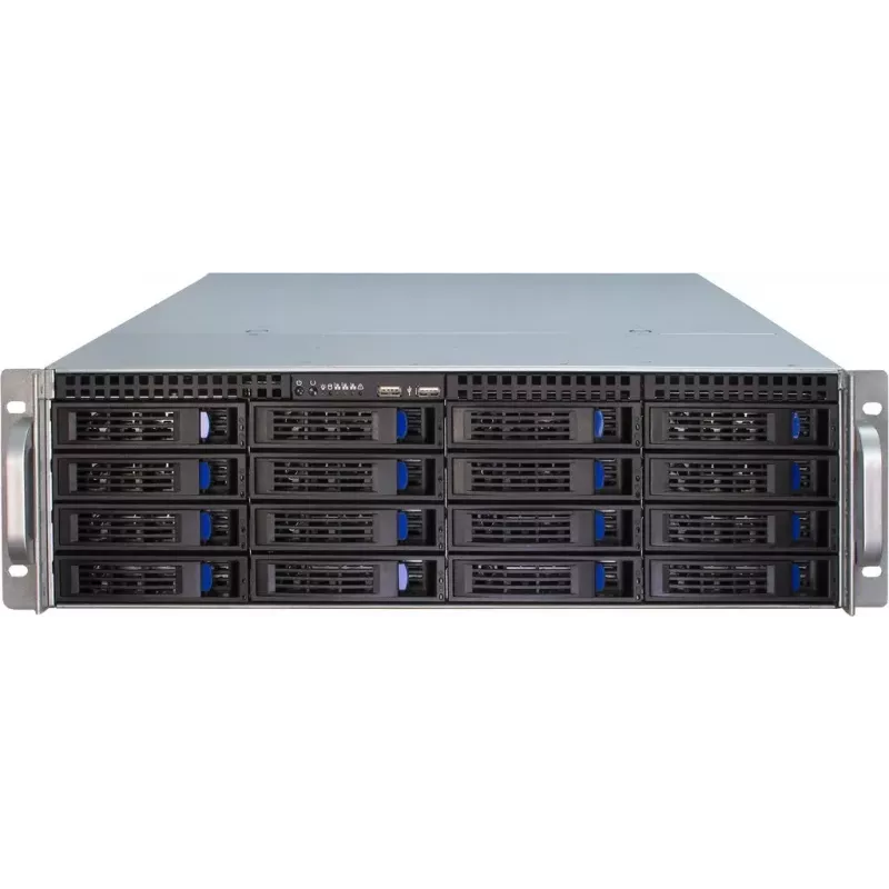 Κουτί διακομιστή Inter-Tech 3U-3416 Rack μαύρο