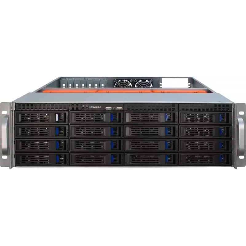 Κουτί διακομιστή Inter-Tech 3U-3416 Rack μαύρο