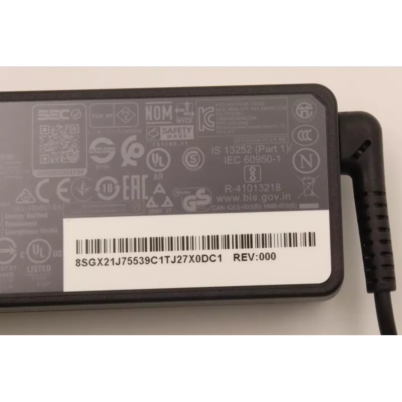 Lenovo 5A11H02883 Τροφοδοτικό Εσωτερικού χώρου 65 W Μαύρο