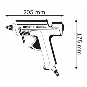 Bosch GKP 200 CE πιστόλι θερμοκόλλας μπλε 500 W