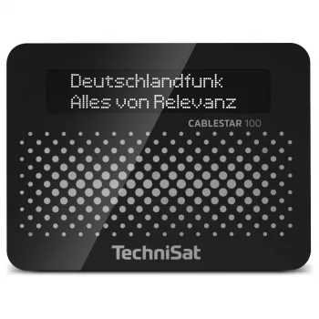 TechniSat CABLESTAR 100 δέκτης ραδιοφώνου DAB+, μαύρο