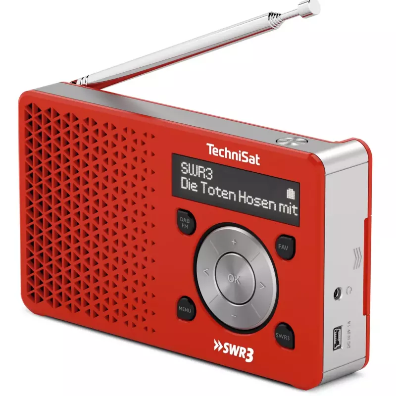 Προσωπικό ραδιόφωνο TechniSat DigitRadio 1 κόκκινο λευκό