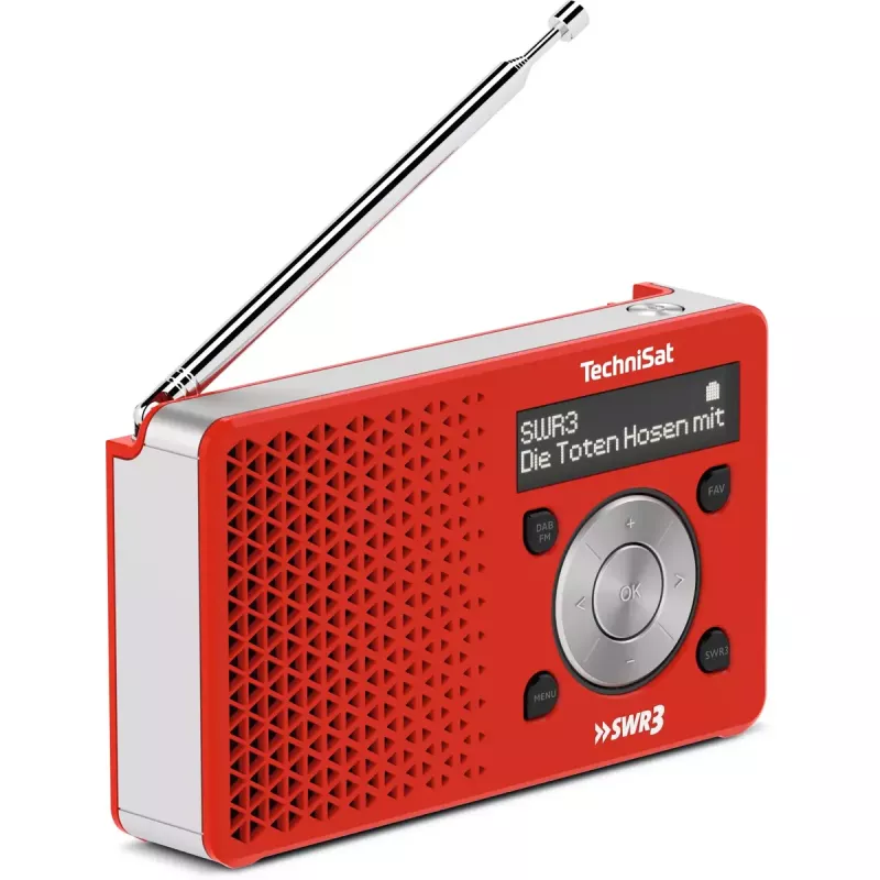 Προσωπικό ραδιόφωνο TechniSat DigitRadio 1 κόκκινο λευκό