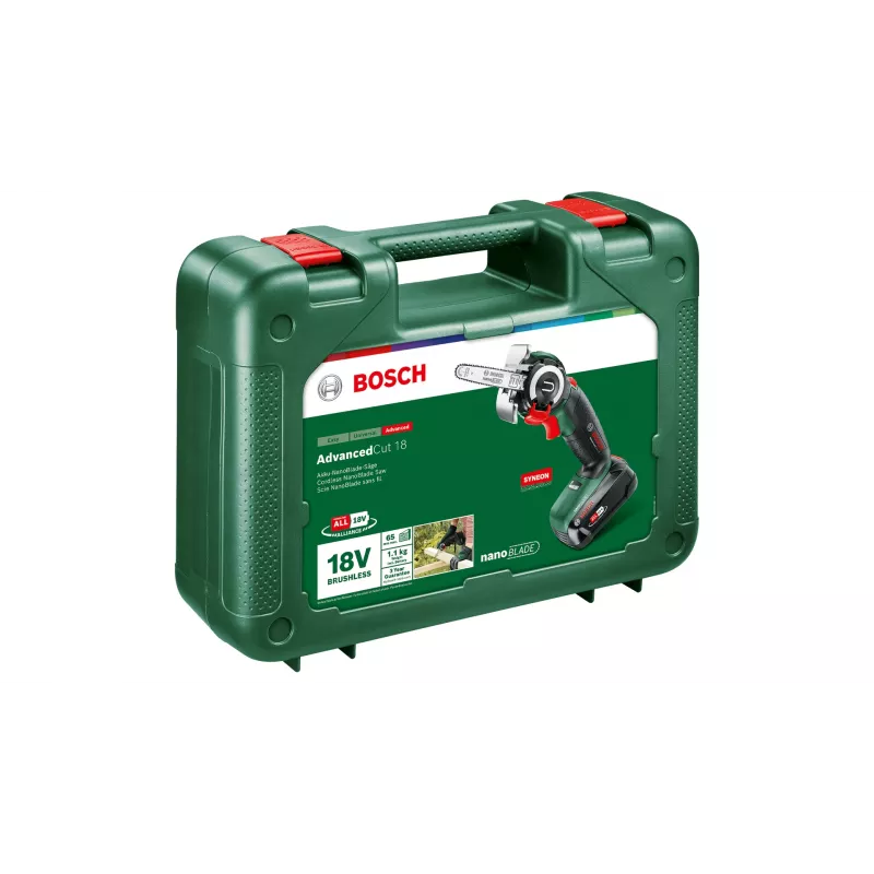 Bosch AdvancedCut 18 7000 RPM μαύρο, πράσινο, κόκκινο, ασημί