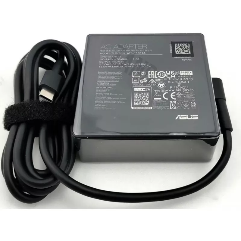 ASUS 0A001-01090100 Τροφοδοτικό εσωτερικού χώρου 100 W μαύρο