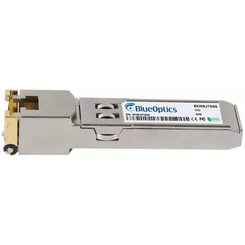 Πομποδέκτης SFP+ χαλκού BlueOptics 10338 10000 Mbit/s Ασημί