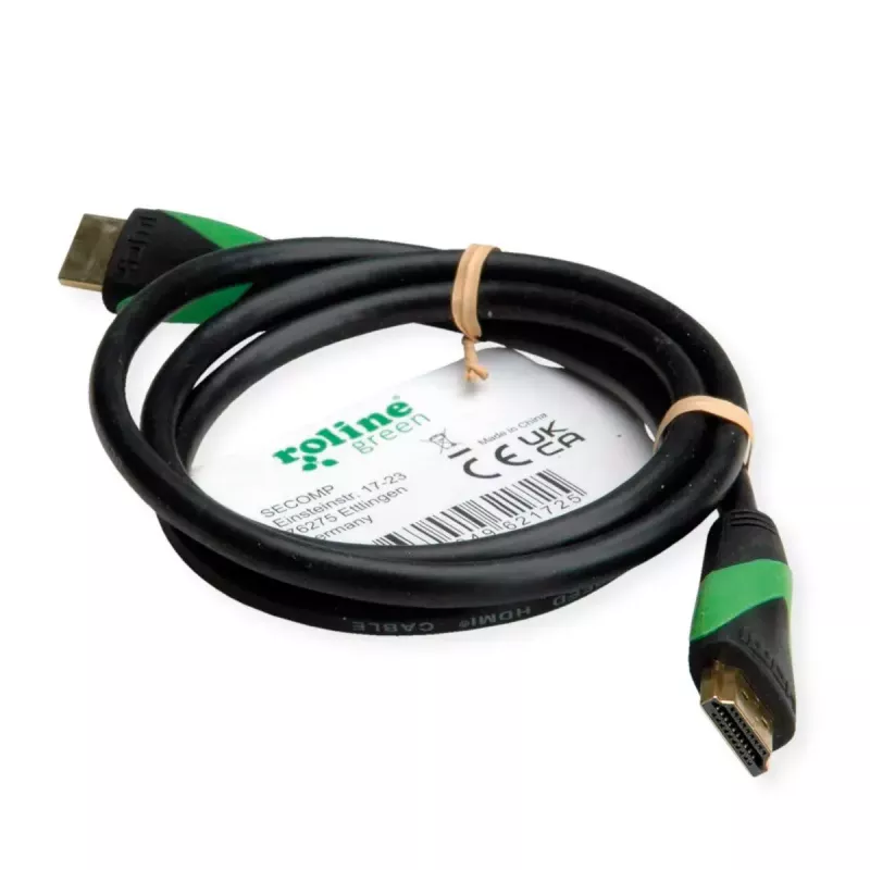 ROLINE Καλώδιο HDMI 2m Type-A μαύρο 11.44.6011