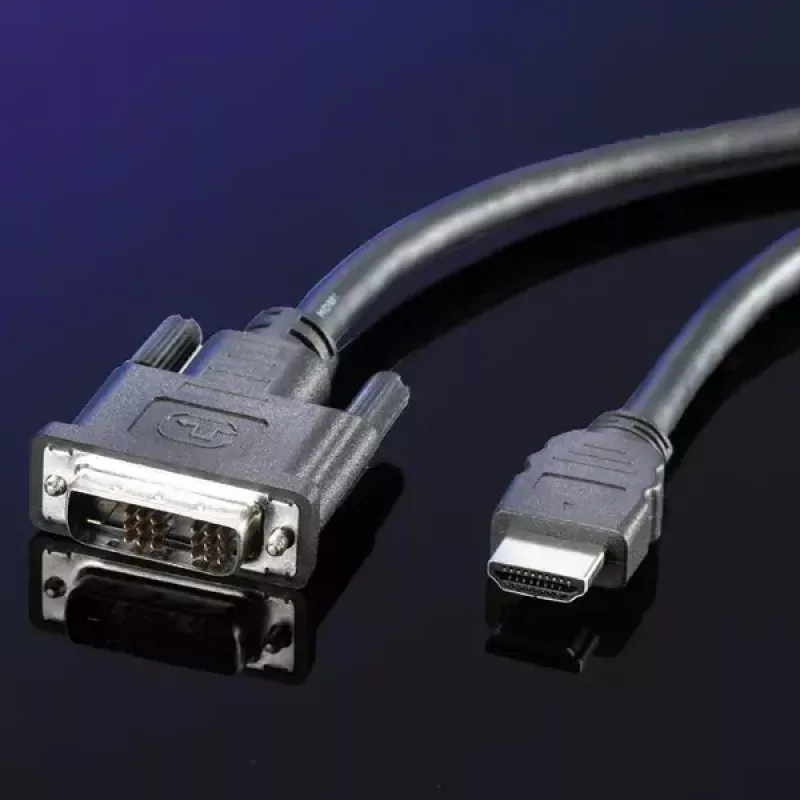 Καλώδιο οθόνης VALUE DVI (18+1) - HDMI M/M 10 m