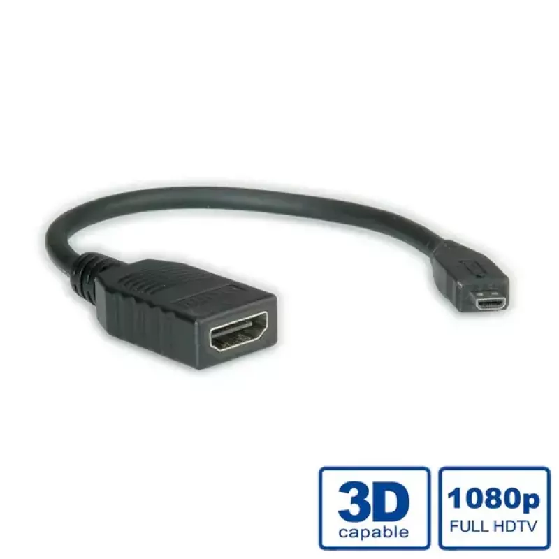 Καλώδιο HDMI High Speed + Ethernet VALUE 0,15 m
