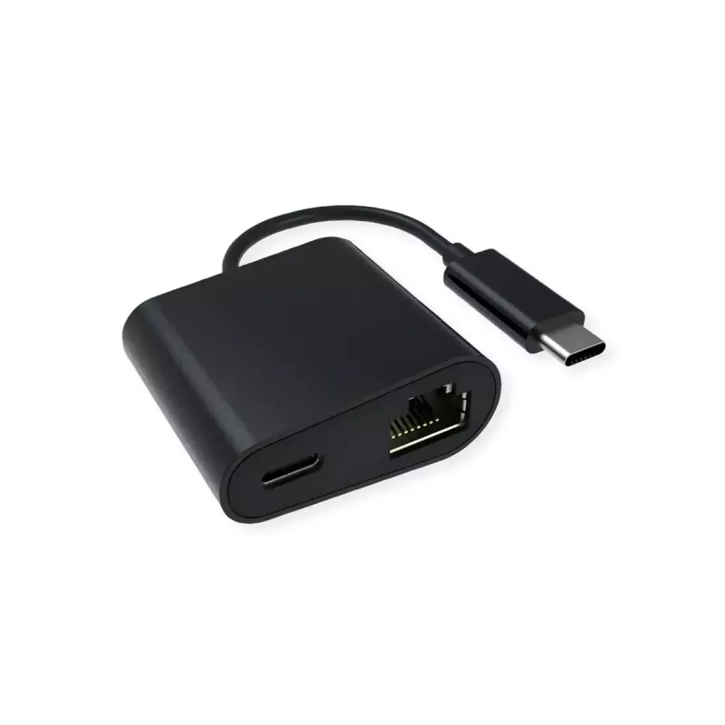 Κάρτα δικτύου Ethernet VALUE 12.99.1118 ενσύρματη USB Type-C μαύρο