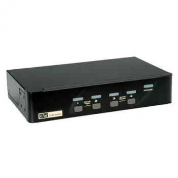 KVM Switch ROLINE 1 χρήστης 4 PCs DisplayPort με USB Hub