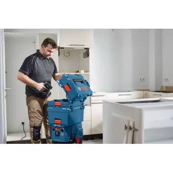 Bosch 1 600 A01 6NA Κουτί αποθήκευσης ορθογώνιο ακρυλονιτρίλιο-βουταδιένιο-στυρόλιο (ABS) μπλε