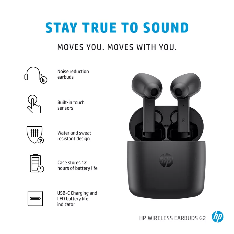 Ακουστικά HP Wireless Earbuds G2
