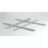 Αντάπτορας VESA ROLINE 100x100-400x400 ρυθμιζόμενος ασημί