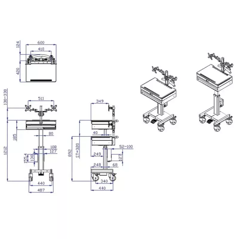 Βάση All-in-One PC/Workstation ROLINE 17.03.1175
