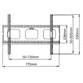 Επιτοίχια βάση VALUE τηλεόρασης LCD/Plasma επίπεδο προφίλ