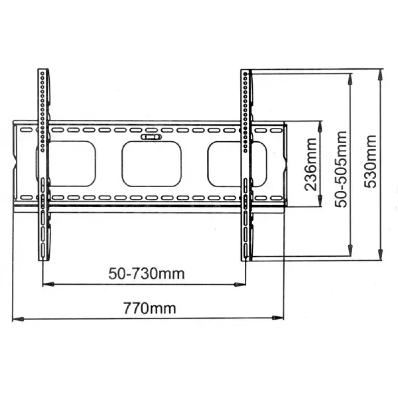Επιτοίχια βάση VALUE τηλεόρασης LCD/Plasma επίπεδο προφίλ