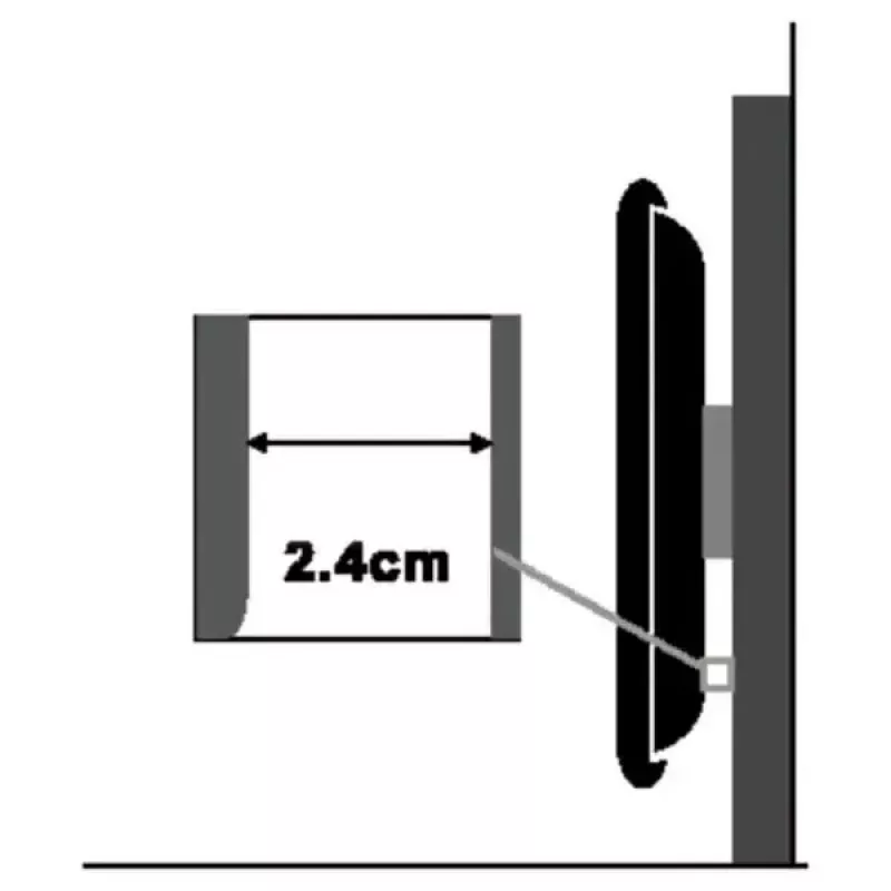 Επιτοίχια βάση VALUE τηλεόρασης LCD/Plasma επίπεδο προφίλ