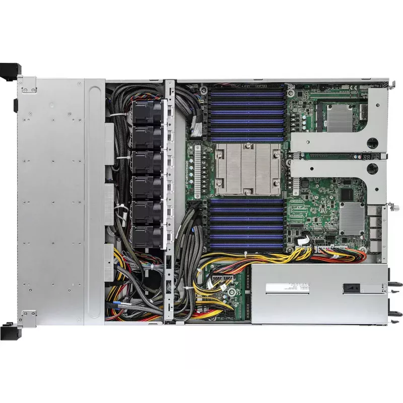 Κουτί υπολογιστή ASRock 1U12E-GENOA/2L2T Rack (1U) Γκρι