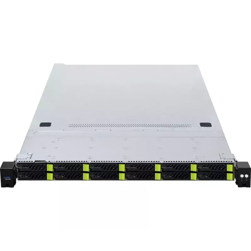 Κουτί υπολογιστή ASRock 1U12E-GENOA/2L2T Rack (1U) Γκρι