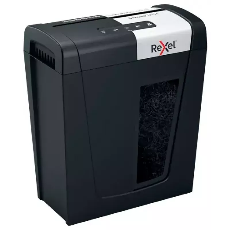 Rexel Secure MC4 Καταστροφέας εγγράφων Μικροκοπή 60 dB Μαύρο, Ασημί