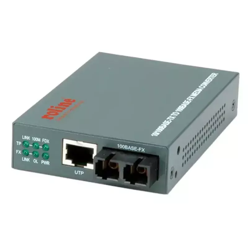 Μετατροπέας Fast Ethernet ROLINE RC-100FX/SC