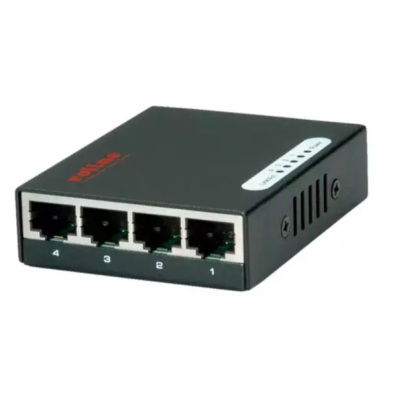 Διακόπτης Gigabit Ethernet ROLINE Pocket 4 θύρες