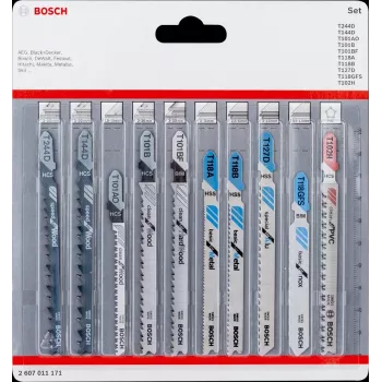 Λεπίδα σέγας/σπαθόσεγας/σπαθόσεγας Bosch 2 607 011 171 λεπίδα σέγας 10 τεμ.