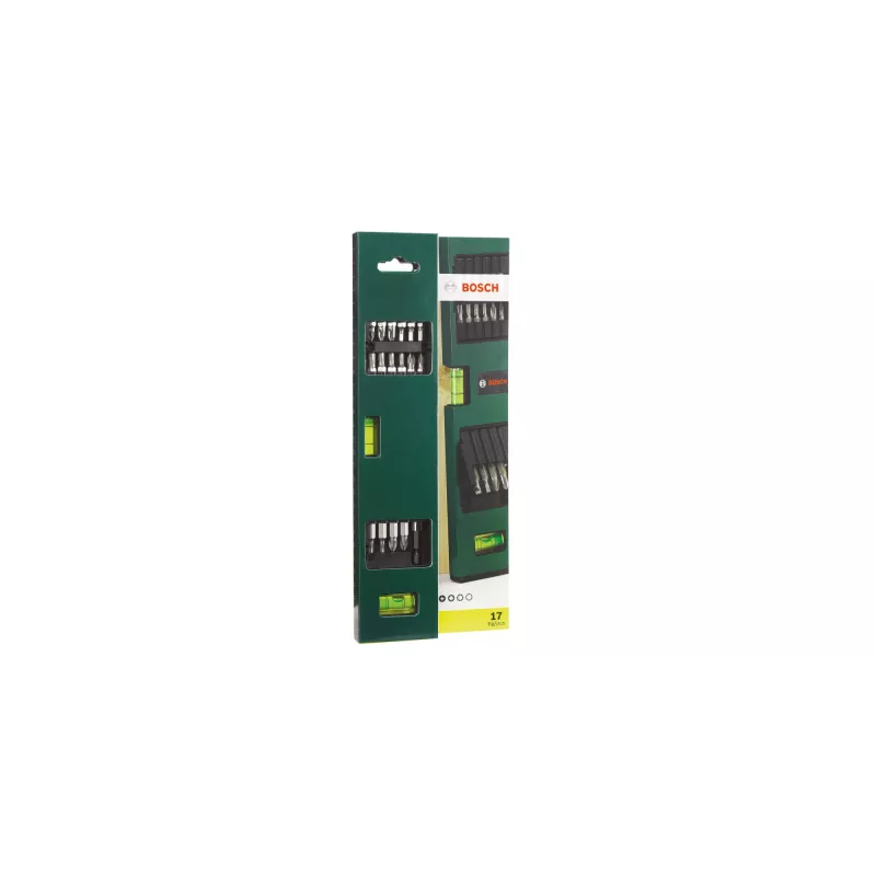 Bosch 2607017070 Σετ μύτες κατσαβιδιού με αλφάδι, 17 τεμ.