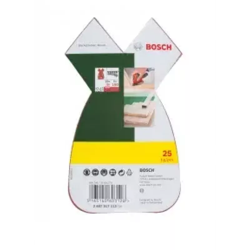 Bosch 2607017113 25 τεμ. φύλλο λείανσης