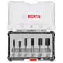 Bosch Σετ φρεζών (φρέζες αυλακώσεων), 6 τεμ., στέλεχος 6 mm, 2607017465