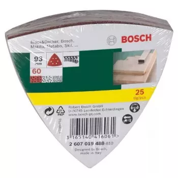 Bosch 2 607 019 488 εξάρτημα λείανσης 25 τεμ.