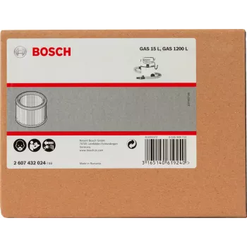 Bosch 2 607 432 024 εξάρτημα/αναλώσιμο ηλεκτρικής σκούπας φίλτρο σκούπας κάδου