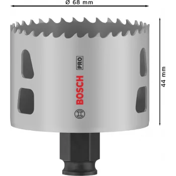 Πριονωτή κορόνα Bosch PRO 68 mm Progressor PC Plus – Μοντέλο 2608594398 για μέταλλο και ξύλο