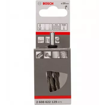 Συρμάτινη βούρτσα Bosch 2608622129 Διάμετρος 1,9 cm