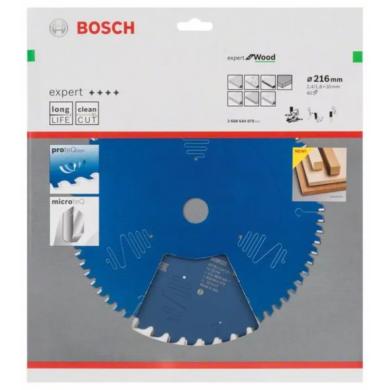 Bosch 2 608 644 079 Δίσκος δισκοπρίονου 21,6 cm 1 τεμ.