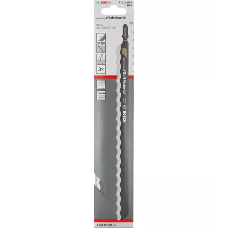 Bosch 2608667396 λεπίδα σέγας χάλυβας άνθρακα (HCS) 3 τεμ.