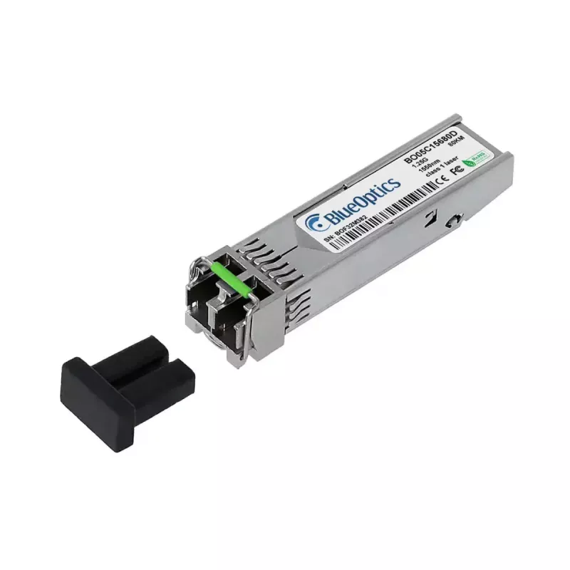BlueOptics 2989912-BO πομποδέκτης SFP, συμβατός με Phoenix Contact 2989912, 1000BASE-ZX, LC duplex, μονότροπος, 1550nm, 70 km, DDM