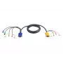 Καλώδιο KVM ATEN 2L-5302P PS/2 με ήχο, 1,8 m