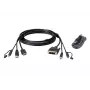 Καλώδιο KVM ATEN HDMI σε DVI-D USB USB με ήχο; 1,8 m USB HDMI σε DVI-D Secure KVM