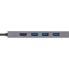 InLine USB 3.2 USB-C Multi Hub (3x USB-A + USB-C) - Αναγνώστης καρτών - HDMI - OTG