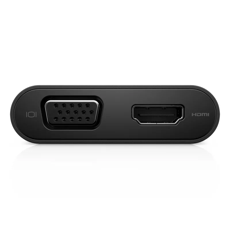 USB-C Hub DELL USB-C - HDMI / VGA / Ethernet / USB 3.0 μαύρο
