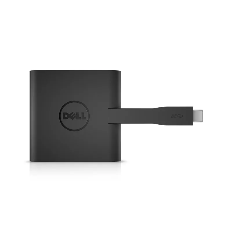 USB-C Hub DELL USB-C - HDMI / VGA / Ethernet / USB 3.0 μαύρο