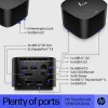 HP Thunderbolt Dock 120W G4 Ενσύρματος Σταθμός Υποδοχής μαύρο