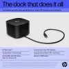 HP Thunderbolt Dock 120W G4 Ενσύρματος Σταθμός Υποδοχής μαύρο