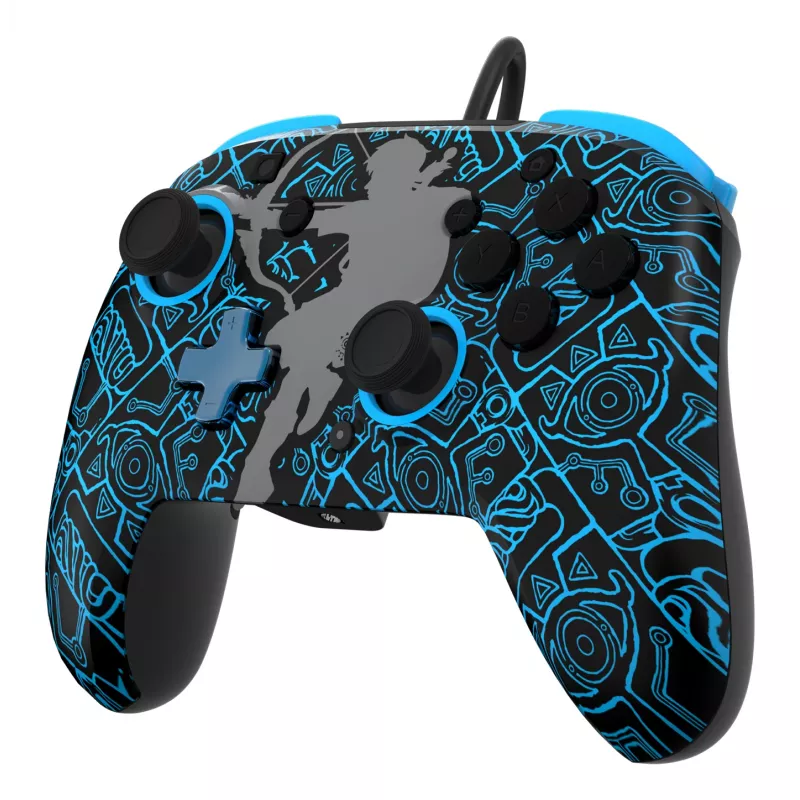 PDP Nintendo Switch Sheikah Shoot REMATCH GLOW Χειριστήριο, Gamepad, Nintendo Switch, Nintendo Switch Lite, Nintendo Switch OLED, D-pad, Home, Αναλογικό / Ψηφιακό, Ενσύρματο, USB