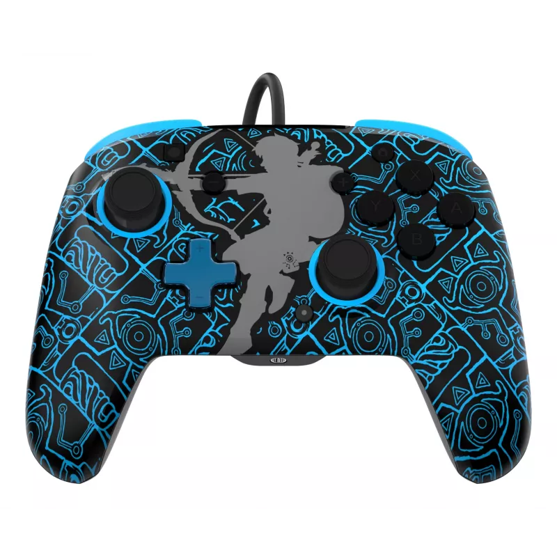 PDP Nintendo Switch Sheikah Shoot REMATCH GLOW Χειριστήριο, Gamepad, Nintendo Switch, Nintendo Switch Lite, Nintendo Switch OLED, D-pad, Home, Αναλογικό / Ψηφιακό, Ενσύρματο, USB