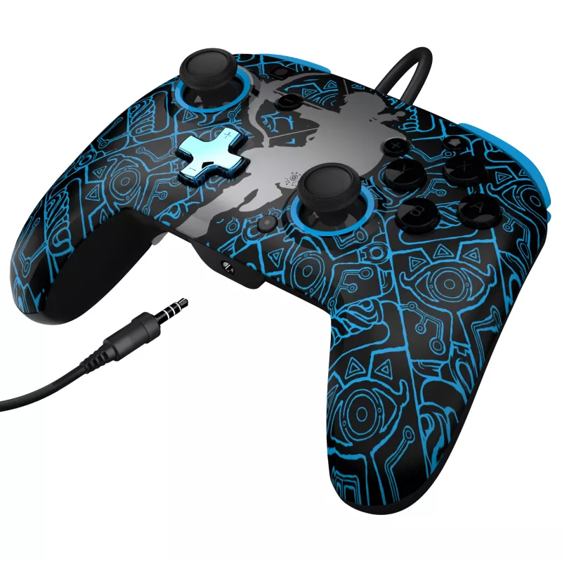 PDP Nintendo Switch Sheikah Shoot REMATCH GLOW Χειριστήριο, Gamepad, Nintendo Switch, Nintendo Switch Lite, Nintendo Switch OLED, D-pad, Home, Αναλογικό / Ψηφιακό, Ενσύρματο, USB