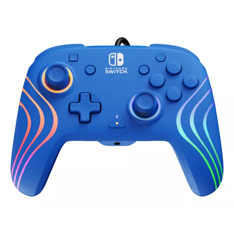 PDP Afterglow Wave μπλε χειριστήριο USB αναλογικό/ψηφιακό Nintendo Switch, Nintendo Switch OLED