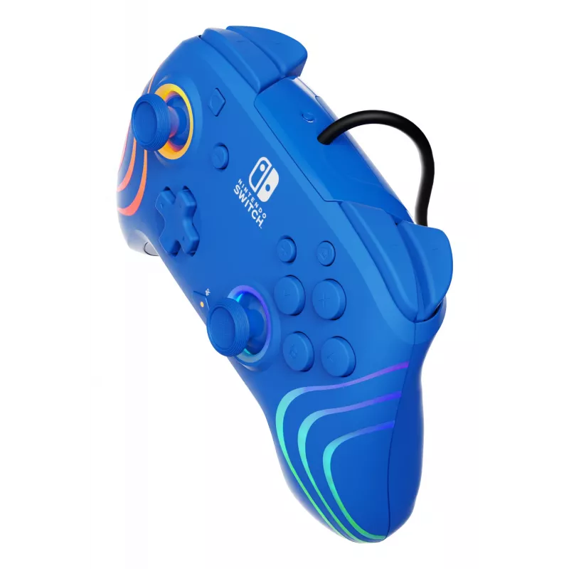 PDP Afterglow Wave μπλε χειριστήριο USB αναλογικό/ψηφιακό Nintendo Switch, Nintendo Switch OLED